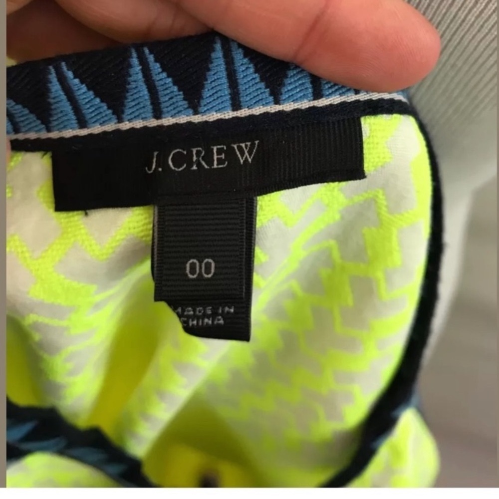 Like new J CREW arrow print dress - Picture 6 of 6